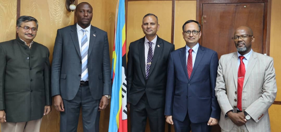 H.E. Mr. Ram Prasad, High Commissioner of India and his delegation with Rt. Hon'ble Prime Minister of the Kingdom of Eswatini 