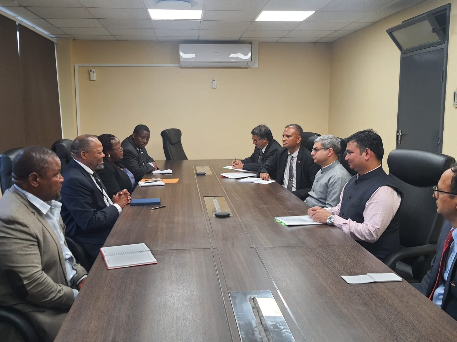 2nd Foreign Office Consultations between India and Eswatini held in Mbabane on 19 Februrary 2024