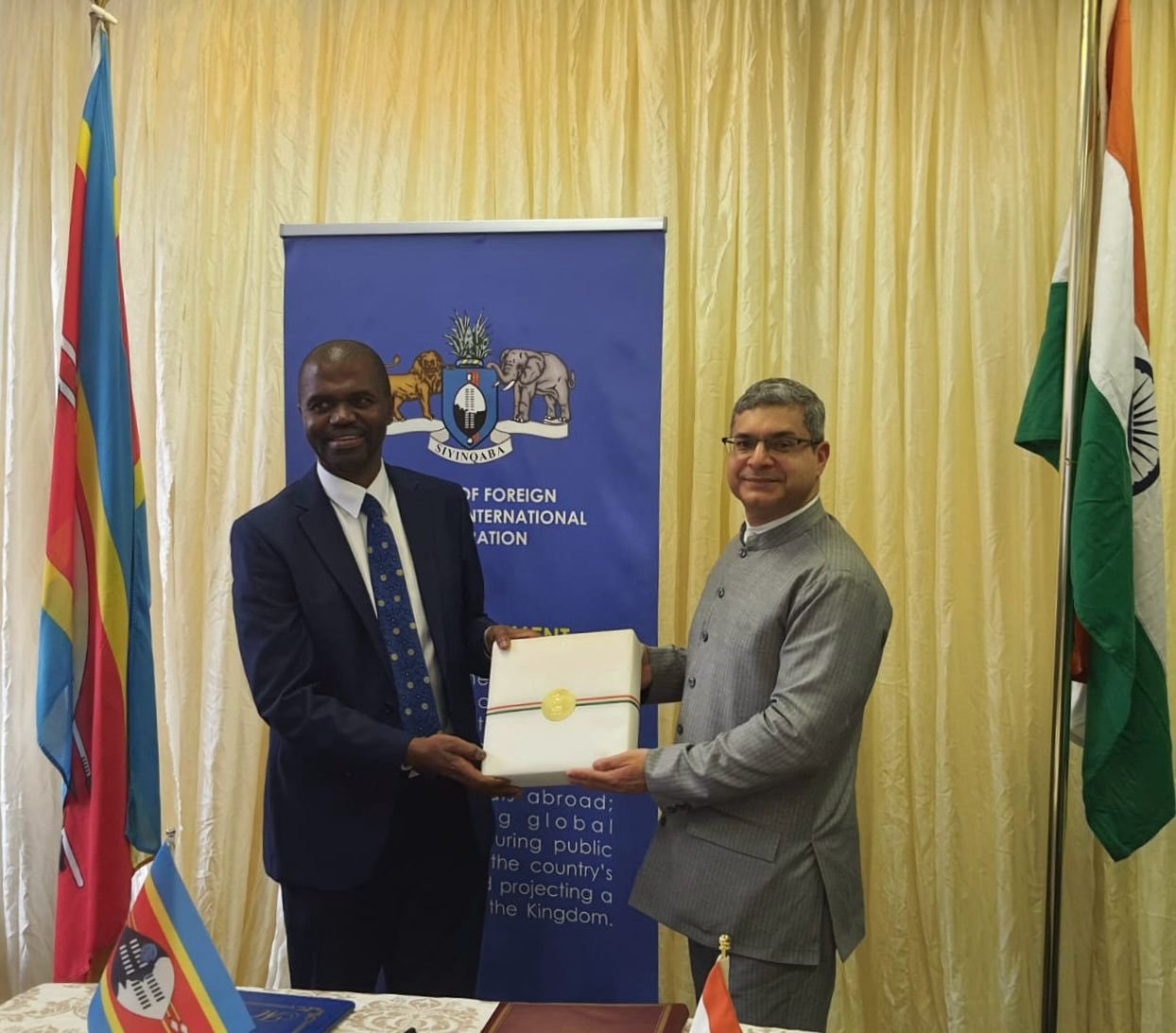 2nd Foreign Office Consultations between India and Eswatini held in Mbabane on 19 Februrary 2024