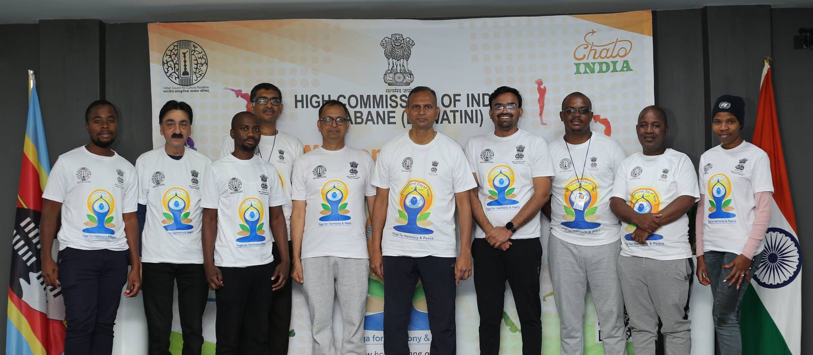 The High Commission celebrated 10th International  Day of Yoga on 21.06.2024.