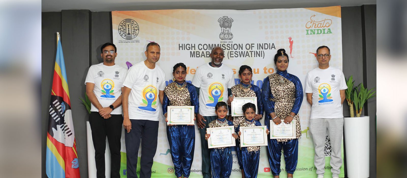 The High Commission celebrated 10th International  Day of Yoga on 21.06.2024.