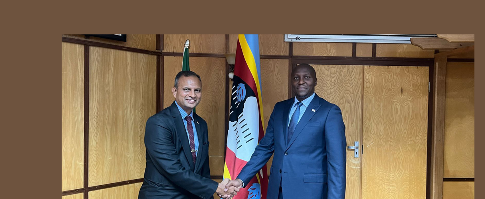 High Commissioner with Prime Minister of Kingdom Of Eswatini