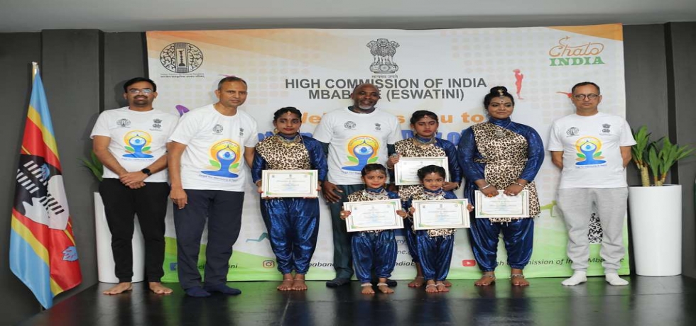 The High Commission celebrated 10th International  Day of Yoga on 21.06.2024.